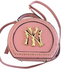 Beautiful Custom Purse Handbags  Fashion New York Yankees pink and gold NWT